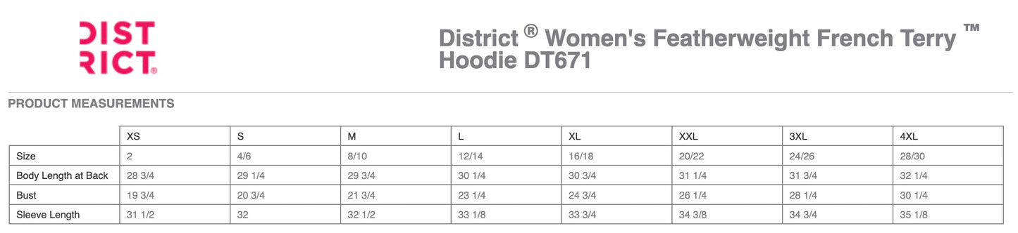 Ladies Featherweight French Terry ™ Hoodie