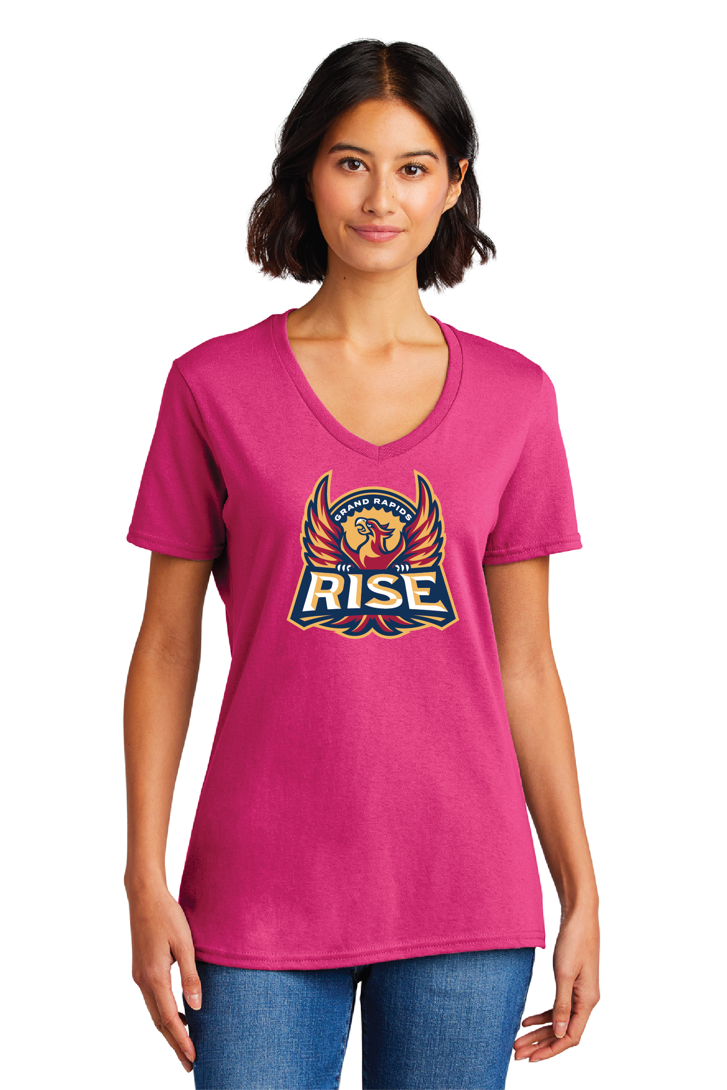Ladies V-Neck Sangria