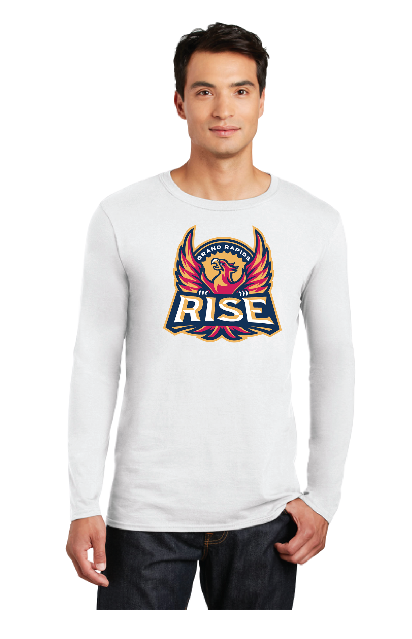 Primary Logo L/S Tee-White