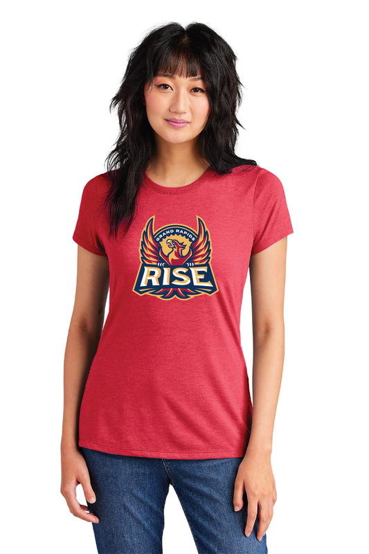 Ladies Red Frost Logo Tee