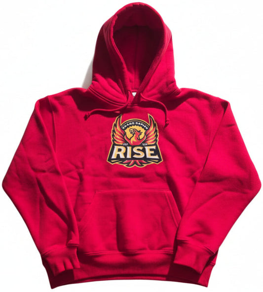 Yth Primary Logo Hood - RED